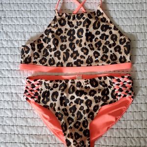 NWT Girls size 18 Reversible bikini from Justice